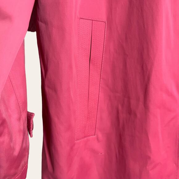 Vintage Esprit Women's Solid Pink Knee-Length Coat Size Medium - Picture 4 of 12